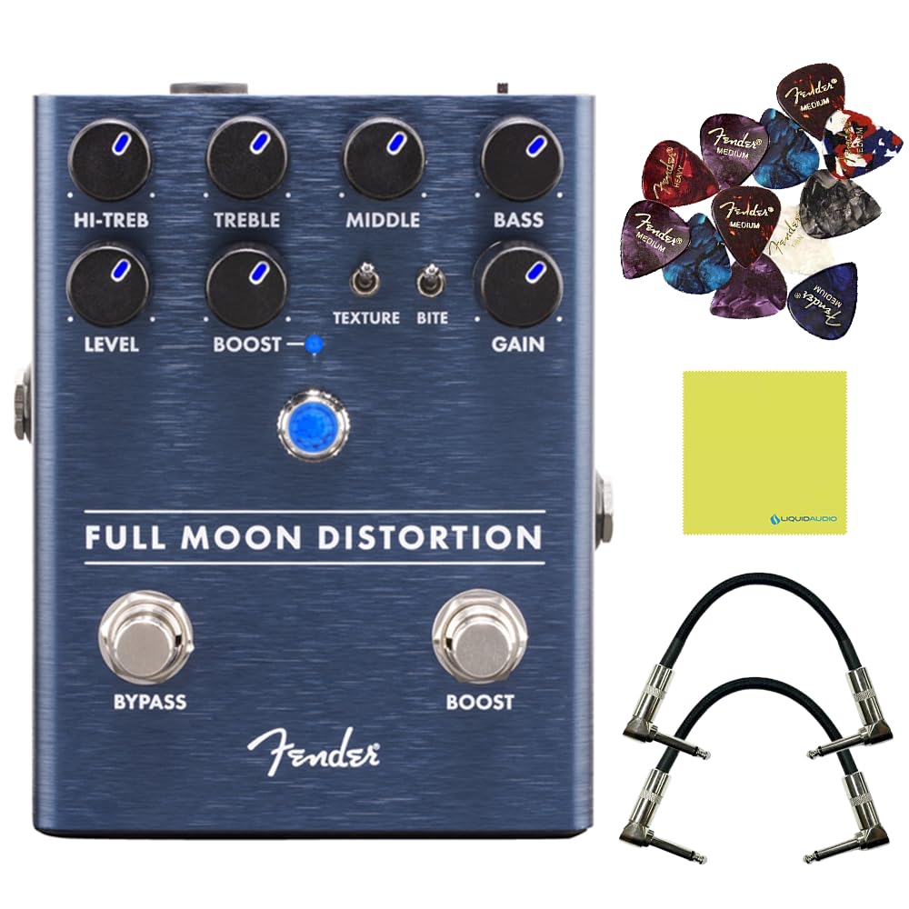 Amazon.com: Fender Full Moon Distortion Pedal, Boost and